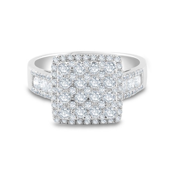 Diamond Ring Illusion Princess CWF0514