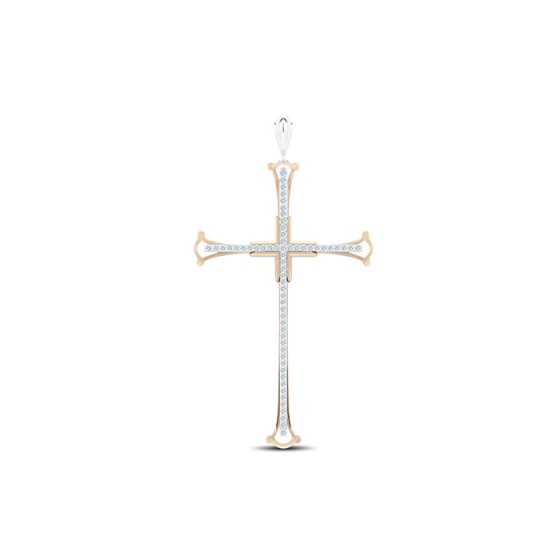 Diamond Pendant Cross Listring LSF0093