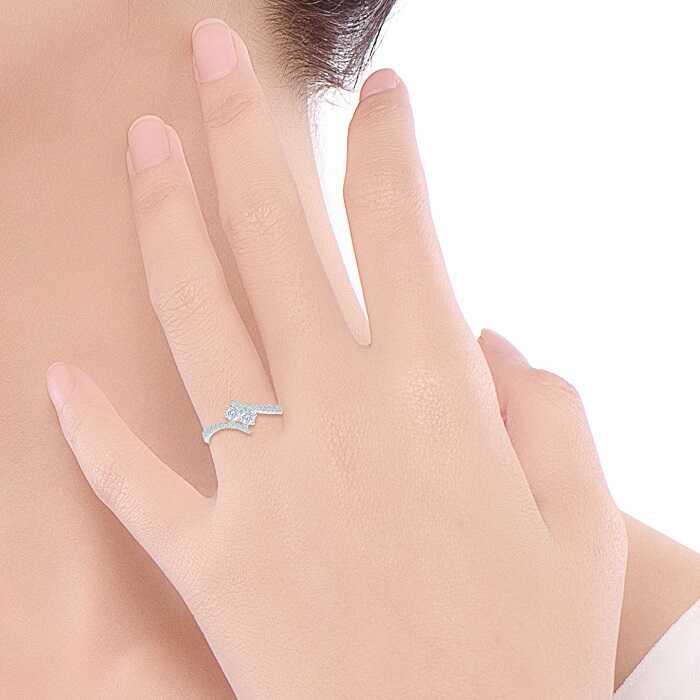 Dual Stone Ladies Ring CWF0986