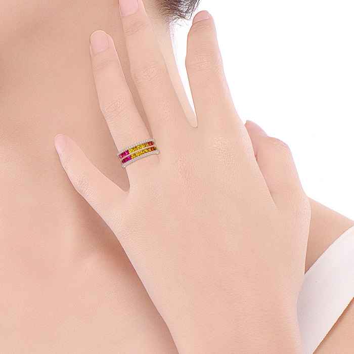 Arcobaleno Diamond Ring JDR1895