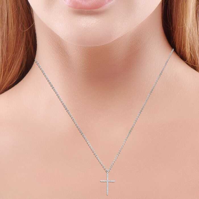 Diamond Cross Pendant LSF0114