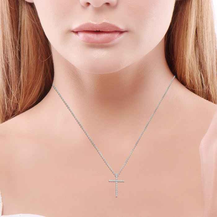 Diamond Cross Pendant LSF0156