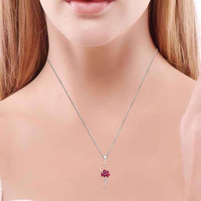 Flamingo Diamond Ladies Pendant LWF1228