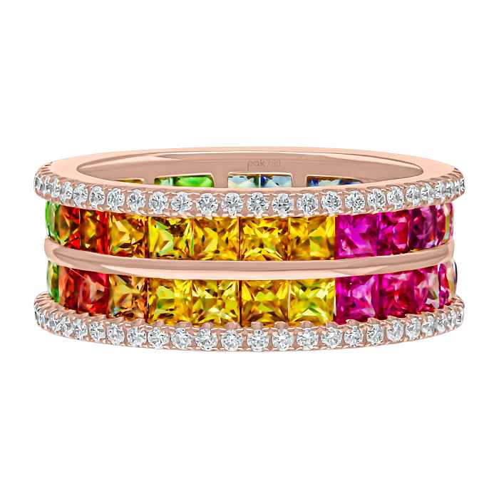 Diamond Ring Arcobaleno JDR1895