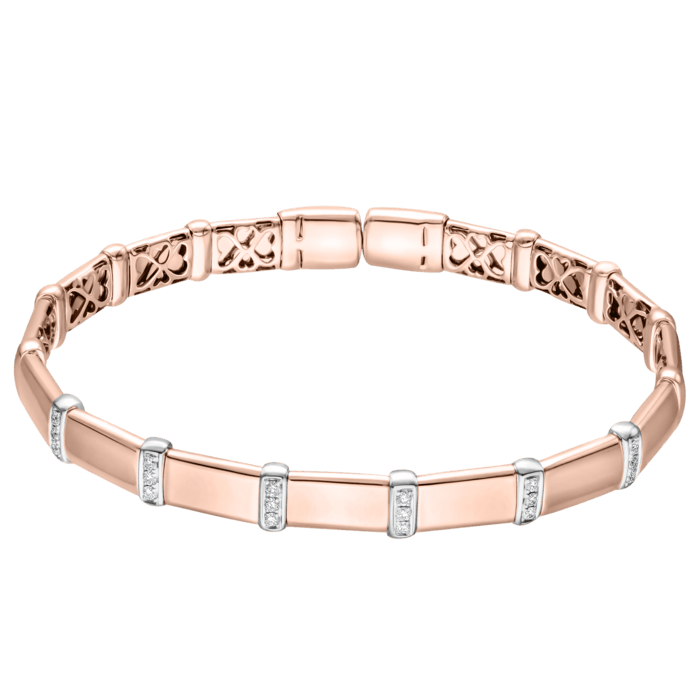 Bamboo Diamond Ladies Bangle GKF0508XS