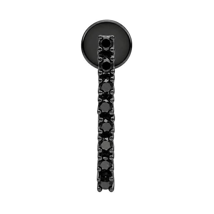 Be More Drop Black Diamond Earring S192-AF1753