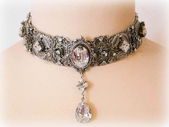 bridal choker 