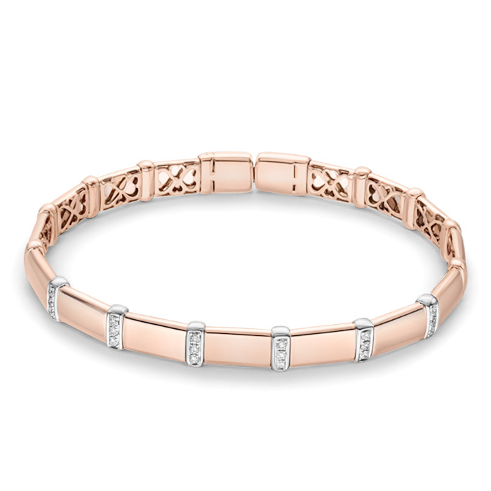 Diamond Bangle Bamboo A00295K