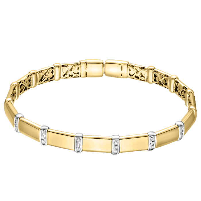 Diamond Bangle Bamboo GKF0508M