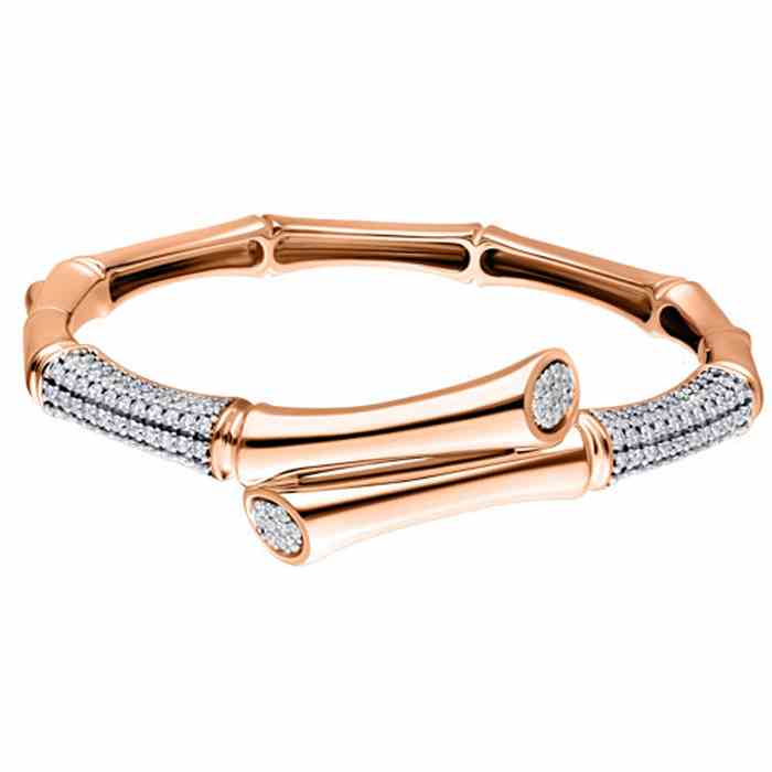 Diamond Bangle Bamboo S121-GKF0555 Diamond Bangle Bamboo S121-GKF0555