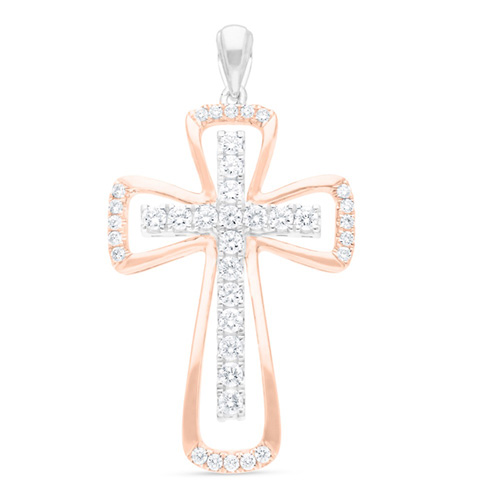 Diamond Cross Pendant LSF0107