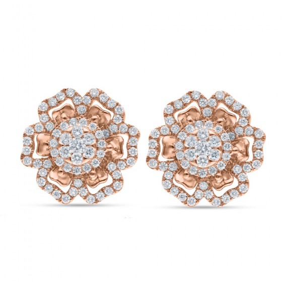 Flourish Diamond Earrings AF0616