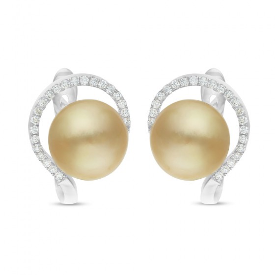 Diamond Earrings Pearl AF0768