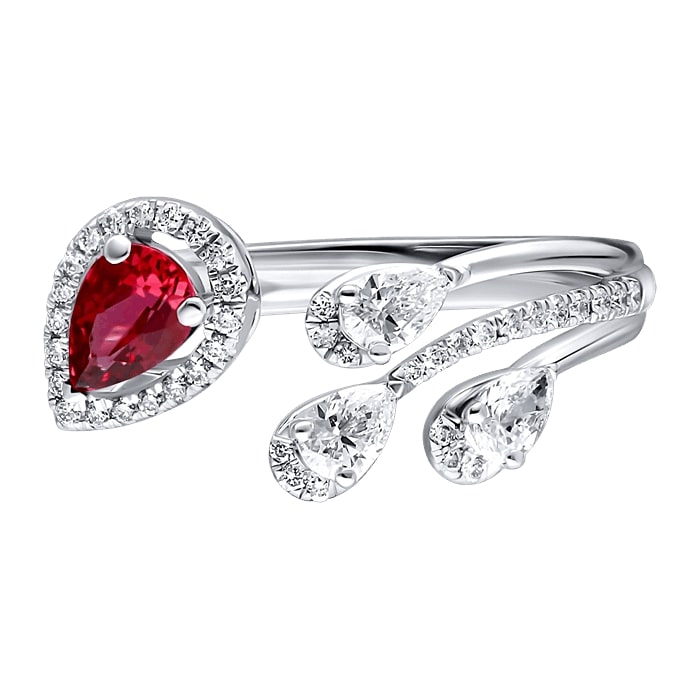 Diamond Fuchsia Ring CWF3327