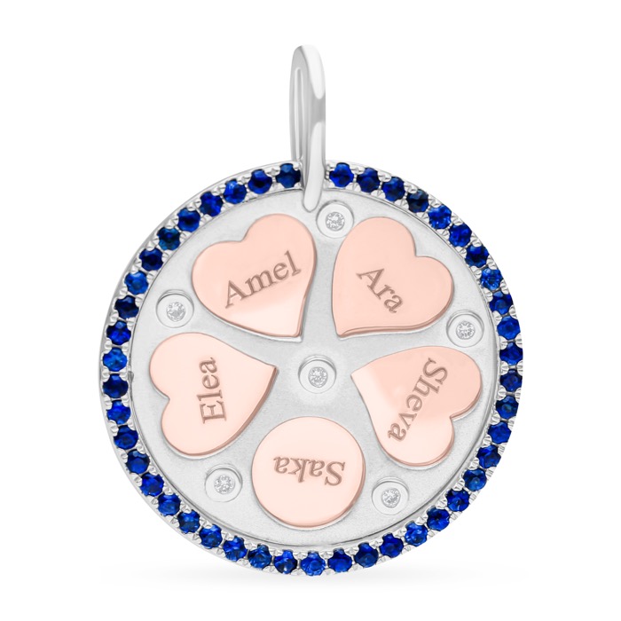 Diamond Pendant Family Mom LWF0938