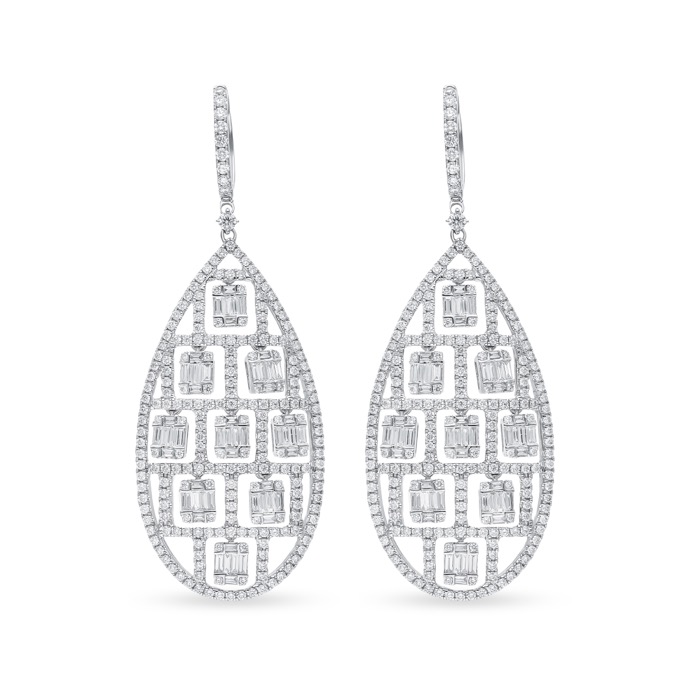 Diamond Ladies Earrings SANYUAT4 Diamond Ladies Earrings SANYUAT4
