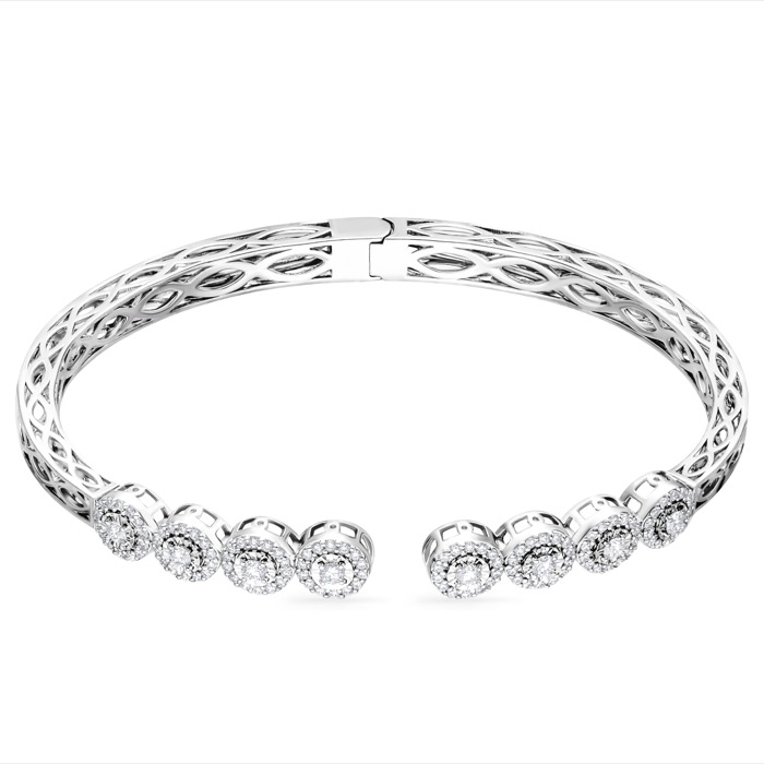 Diamond Ladies Bangle YB-202-3