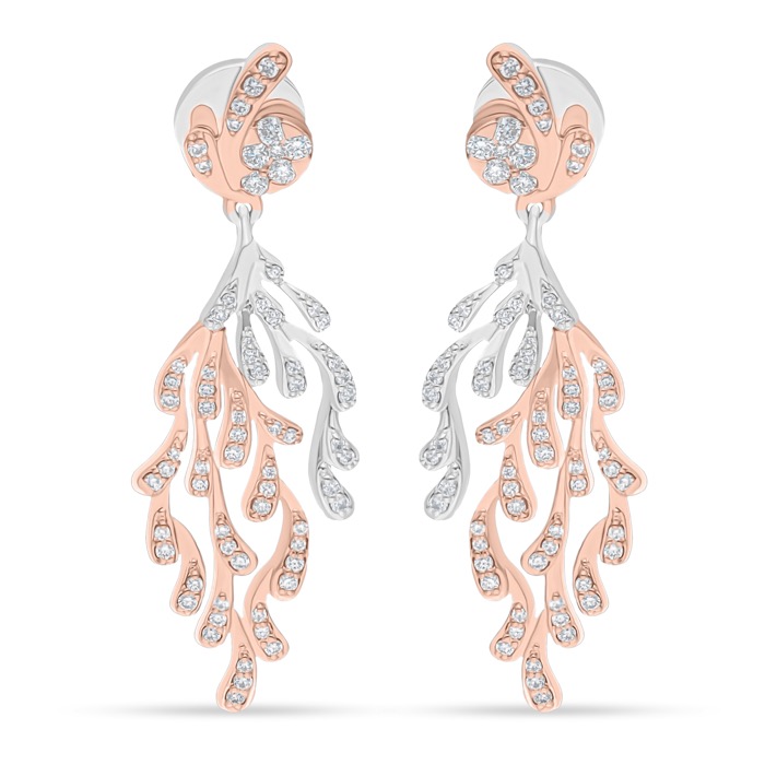 Diamond Earrings Illusion Listring AF1029