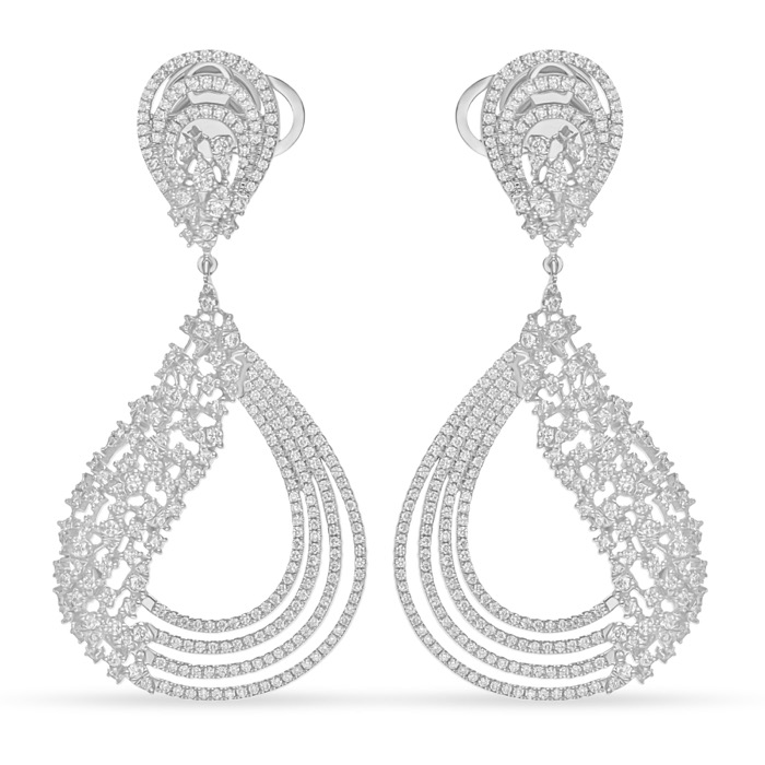Diamond Ladies Earrings AF1110 Diamond Ladies Earrings AF1110