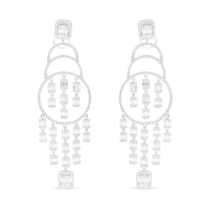 Diamond Ladies Earrings ER12126A Diamond Ladies Earrings ER12126A