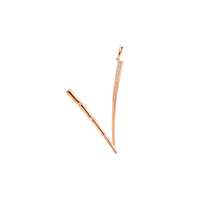 Diamond Ladies Pendant Bamboo S135-LWF1501-V