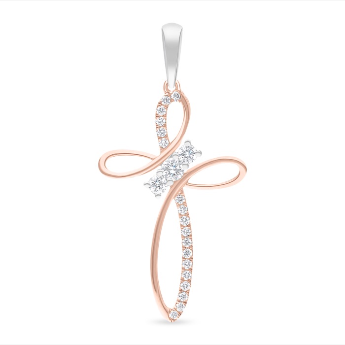 Diamond Pendant Cross LSF0165