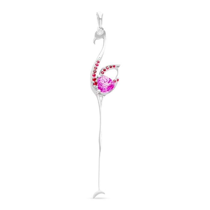 Diamond Pendant Flamingo LWF01007