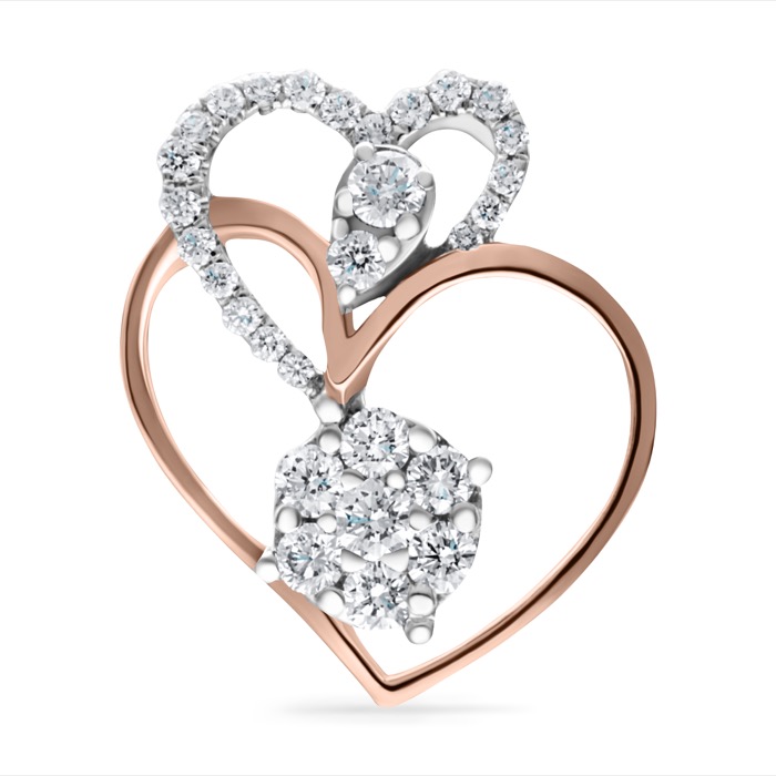 Diamond Pendant Heart LWF1241