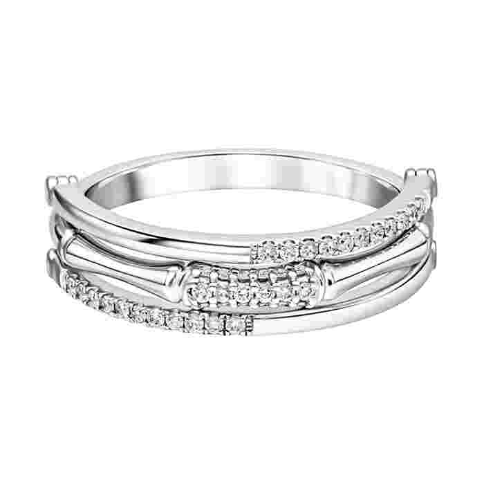 Diamond Ladies Ring Bamboo CWF3562