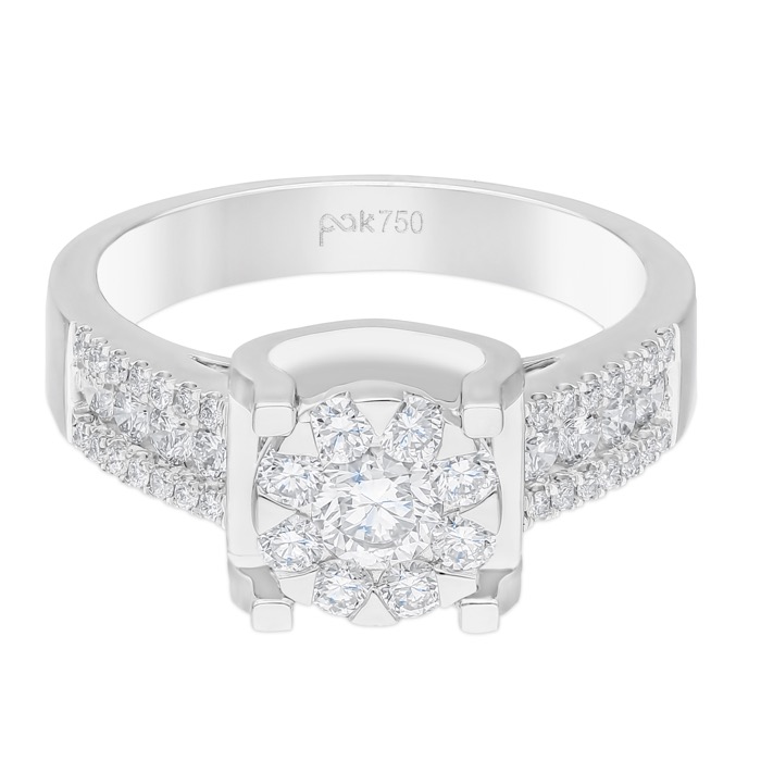 Diamond Ring Illusion Lotus CWF0692