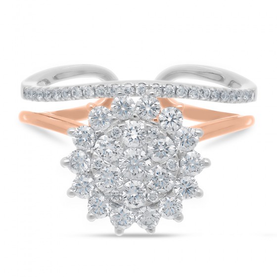 Diamond Ring Illusion Lotus CWF1190