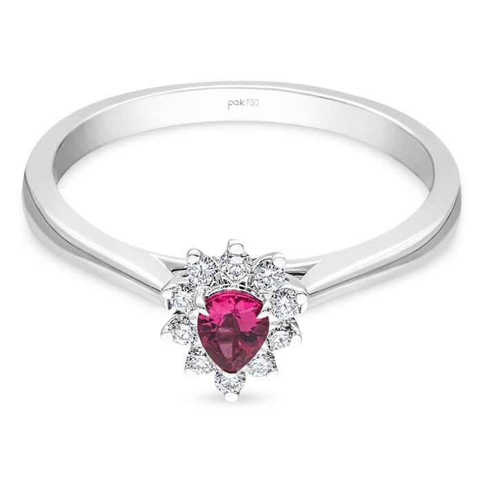 Fuchsia Diamond Ladies Ring CWF2879
