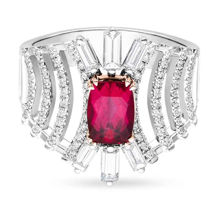 Diamond Ring Fuchsia CWF2885