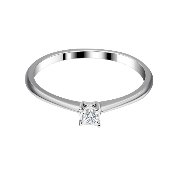 Diamond Ladies Ring Solitaire CWS0499