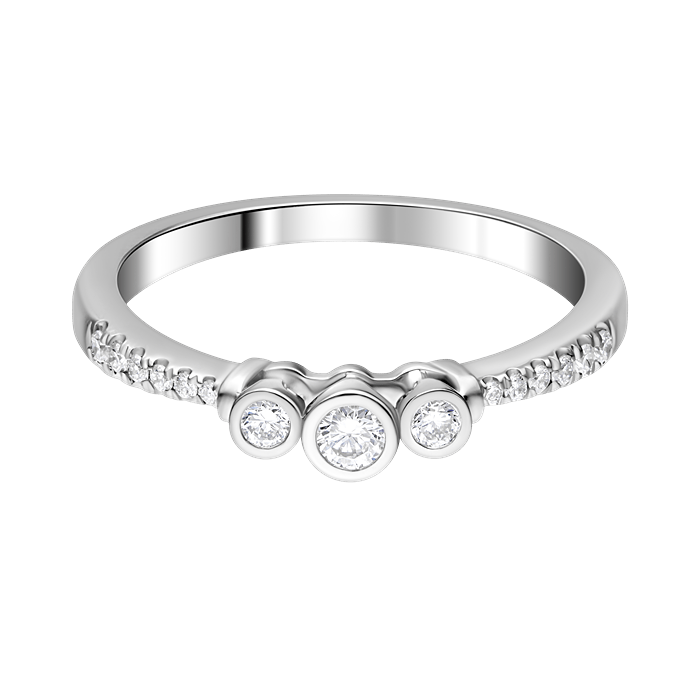 Diamond Ladies Ring Trilogy CWF3192