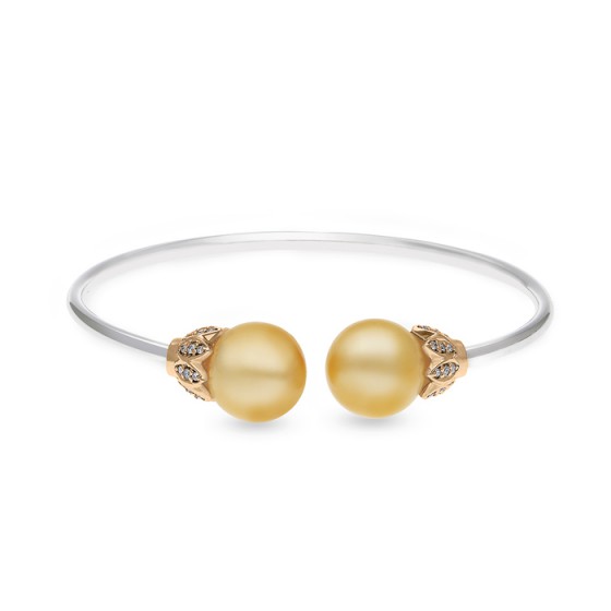 Diamond Pearl Bangle GKF0189