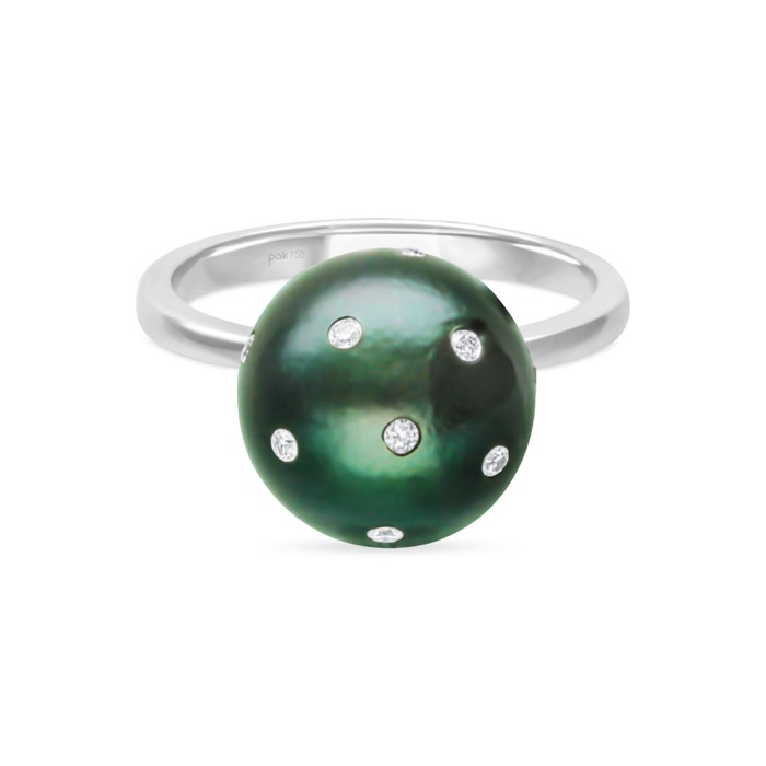 Diamond Ring Pearl CWS0196M