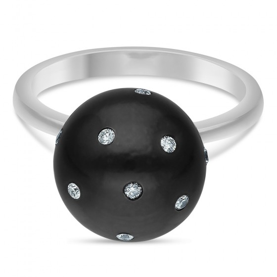Diamond Pearl Ring CWS0196M Diamond Pearl Ring CWS0196M