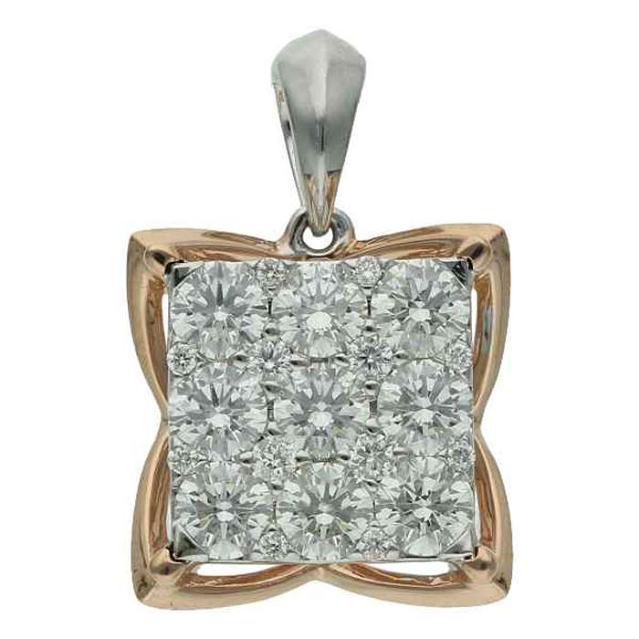 Diamond Pendant Illusion Princess LWF0768