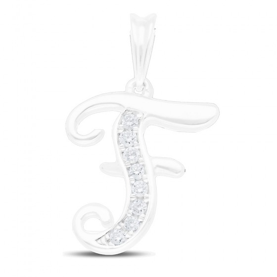 Diamond Pendant Alphabet LWF0448