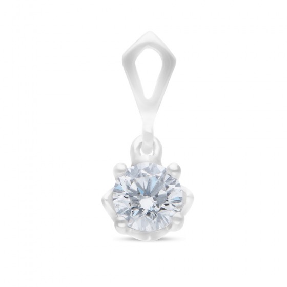 Diamond Pendant Solitaire Round LWS0059