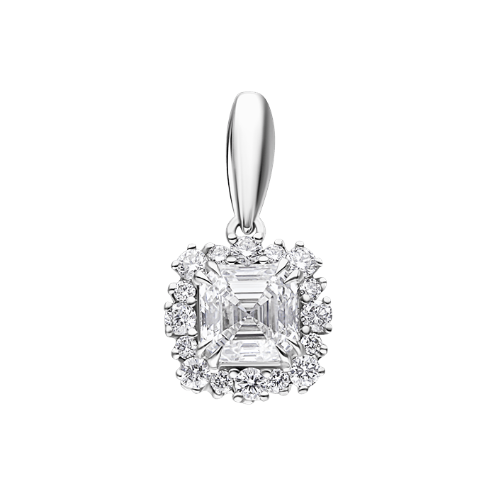 Diamond Pendant Royal Asscher LWF1409