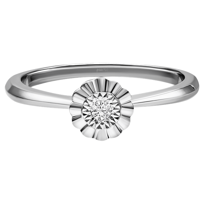 Diamond Ring Illusion Lotus CWF2256