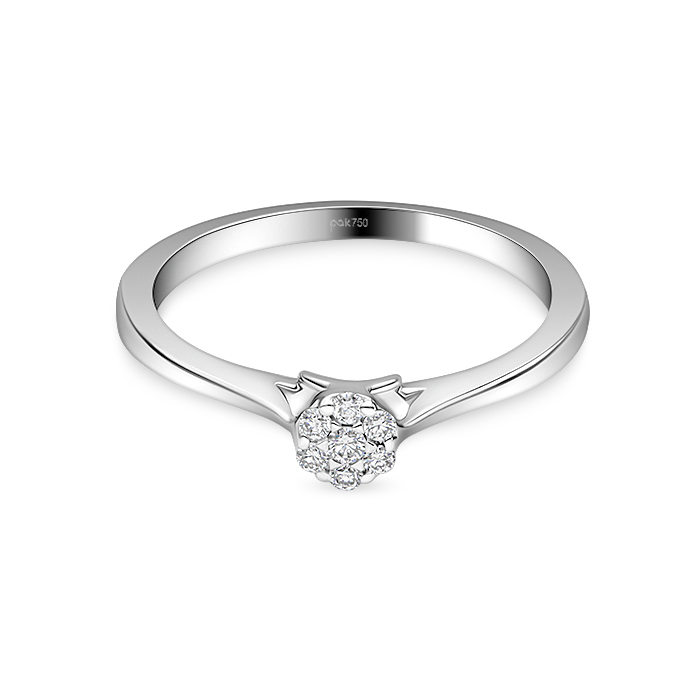 Diamond Ring Illusion Round CWF3055