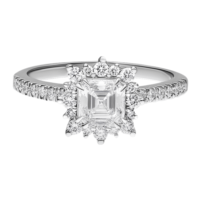 Diamond Ring Royal Asscher CWF3213