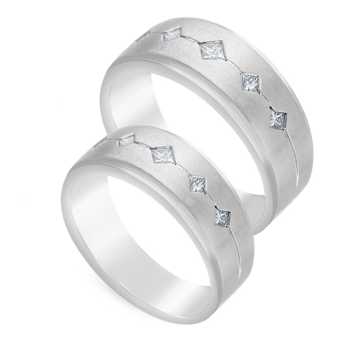 Diamond Wedding Ring WM02572B Diamond Wedding Ring WM02572B