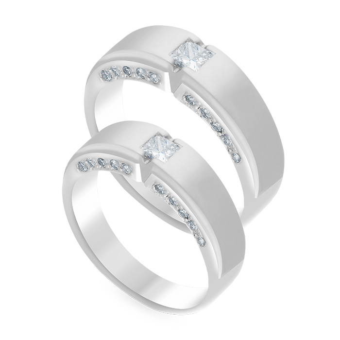 Diamond Wedding Ring WM1539B Diamond Wedding Ring WM1539B