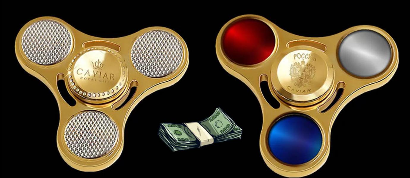 Fidget Spinner Bertabur Berlian dan Emas, Berminat Memilikinya?