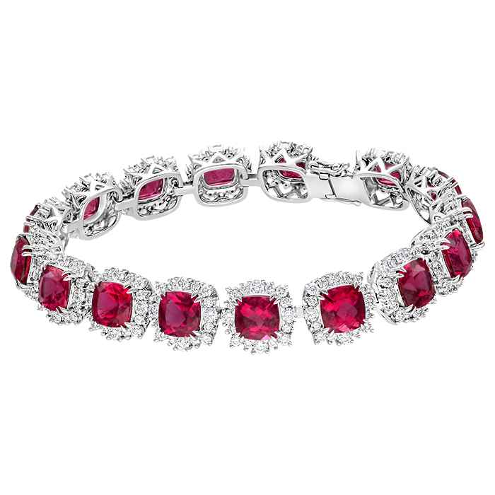 Fuchsia Diamond Bangle Fuchsia PGR0325