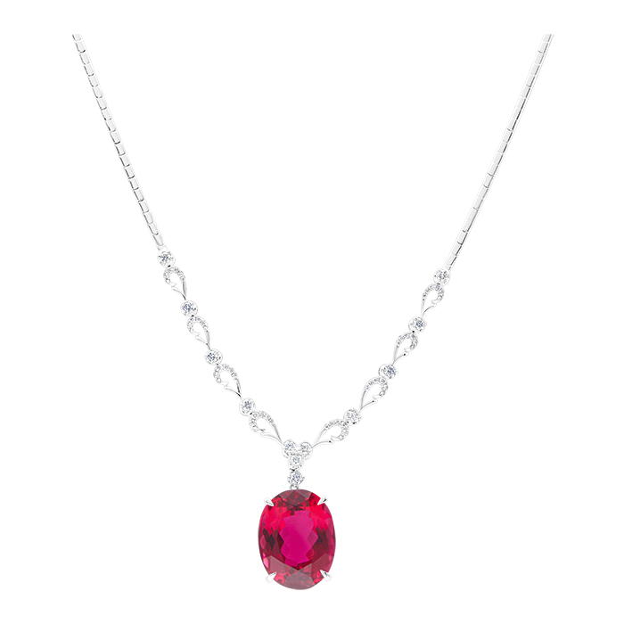 Diamond Pendant Fuchsia LWF1363